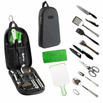 Camp Cooking Utensil Set & Outdoor Kitchen Gear